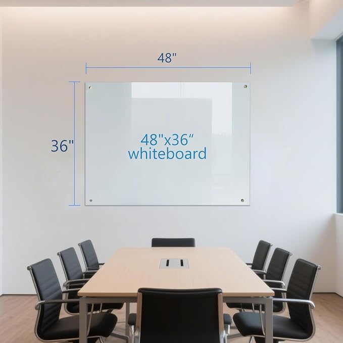 KIZZBY Glass Dry Erase White Board - Image 5