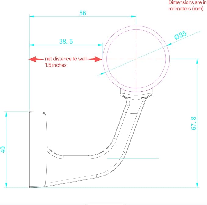 8 FT for Indoor Stairs, Modern Aluminum Handrail Set, Wall Mounted, - Image 8