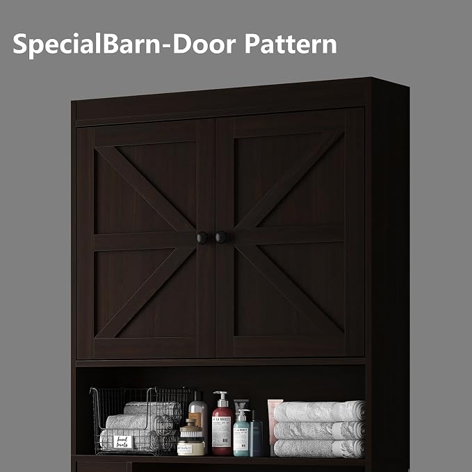 Furnideco 32.3''W Over The Toilet Storage Cabinet - Image 7