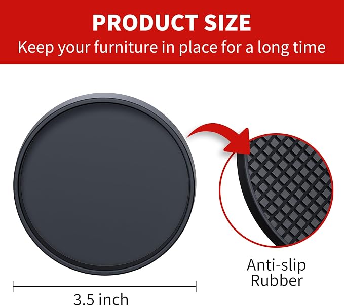 Ezprotekt Non Slip Furniture Pads, Anti-Slip Furniture Coasters - Image 2