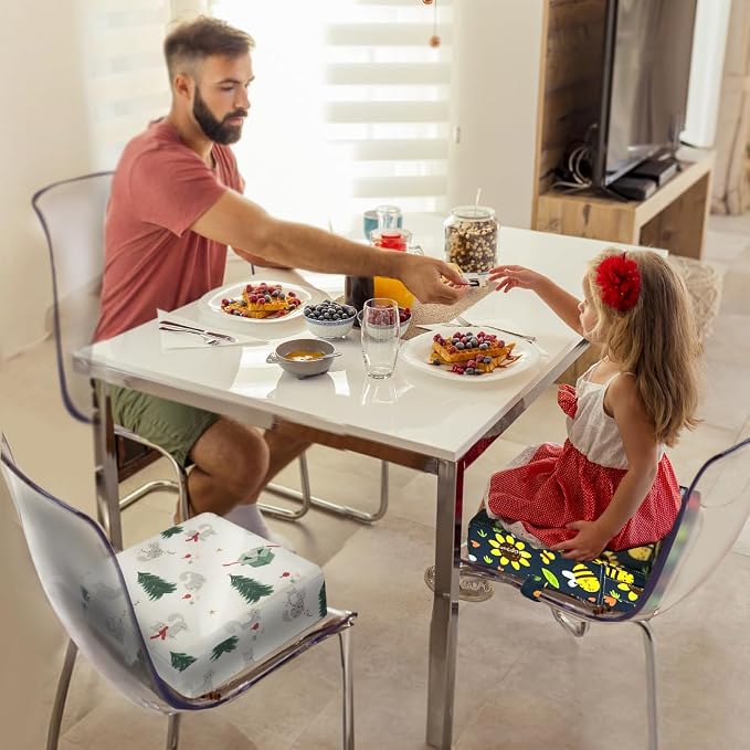 Toddler Booster Seat for Dining Table, Portable Booster Seat for Kitchen Chair - Image 3