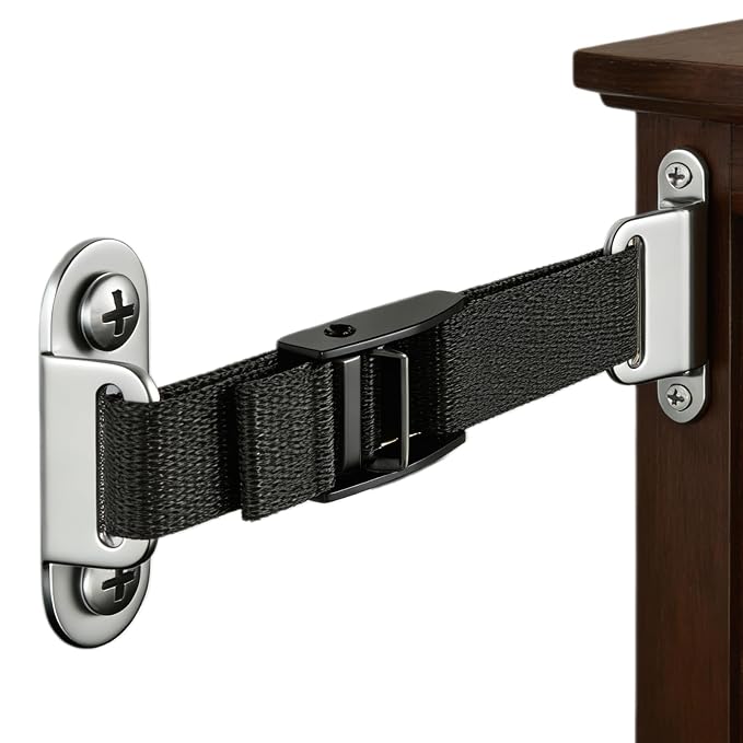 Furniture Anchors for Baby Proofing, Anti Tip Furniture Anchors, Furniture Wall by OKETHERMO