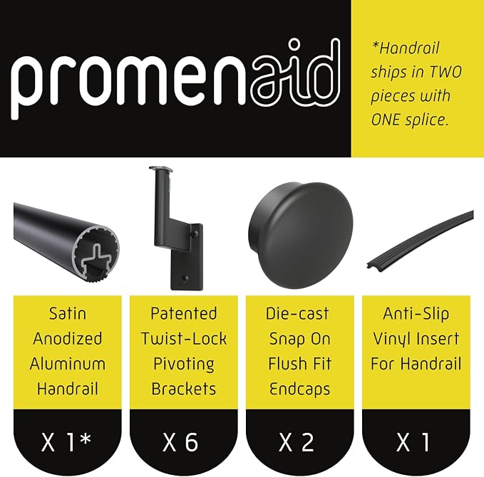 Promenaid 18ft Flush Handrail Kit - Image 2