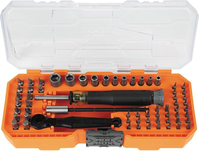 Klein Tools 32787 64-Piece Micro-Ratchet Bit Precision Driver Set by KleinTools