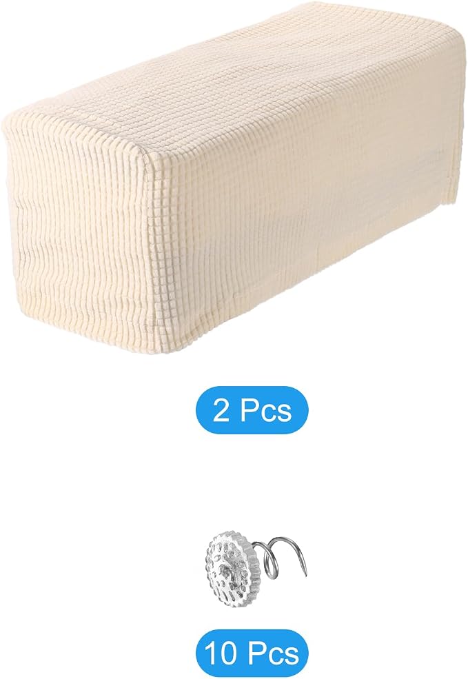uxcell 2pcs Stretch Armrest Covers - Image 3