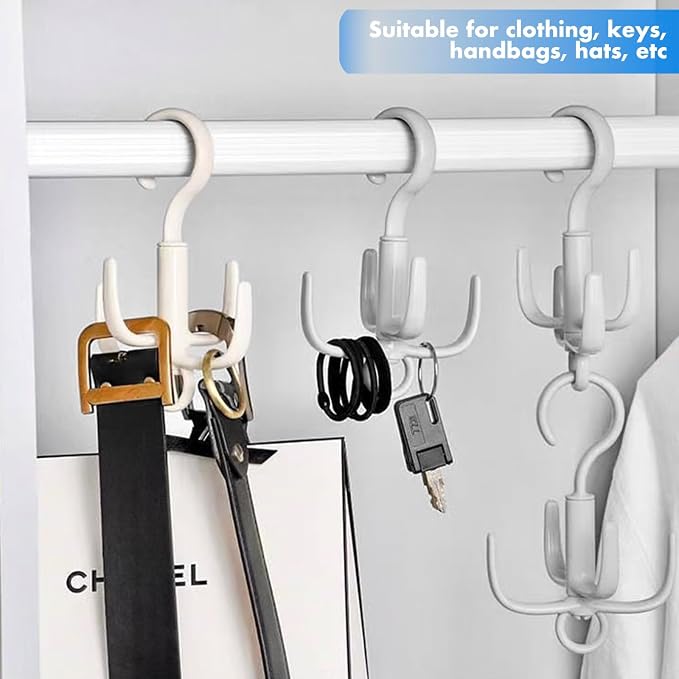Space-Saving Tie Hanger, Small Space Storage and Organizer, 2 Piece Set - Image 7