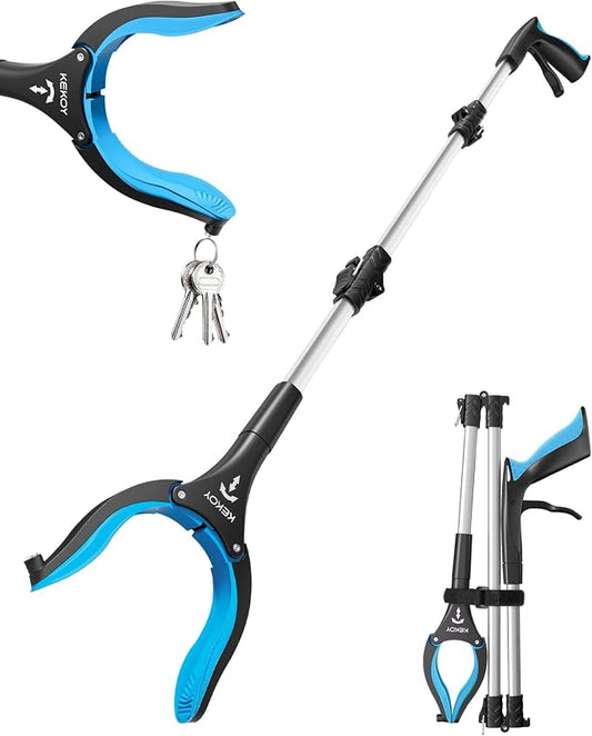 32inch Grabber Reacher Tool for Seniors, Foldable Reacher Grabbers Pickup Stick by KEKOY