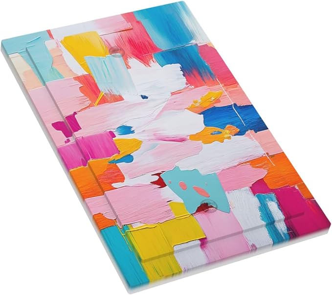 Light Switch Cover Plate Multicoloured Modern Watercolor Oil Painting 1 Gang No - Image 3