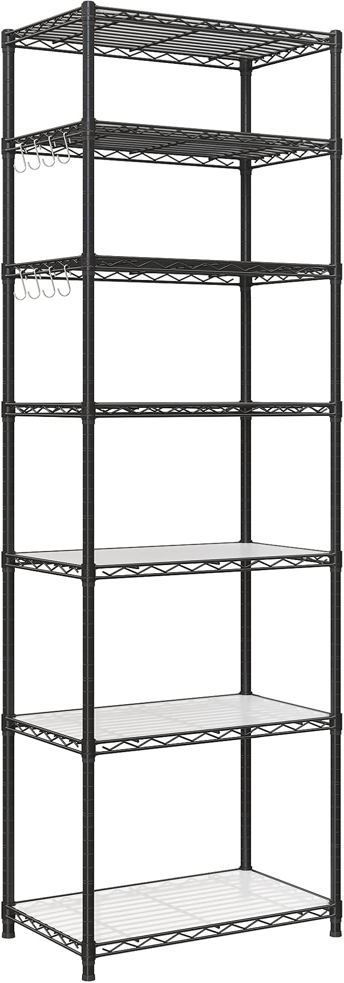 SONGMICS 7-Tier Storage Unit, Wire Shelving, Kitchen Metal Rack by SONGMICSbySONGMICSHOME