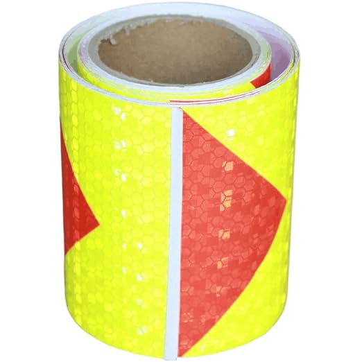 Reflective Tape 4 inch X 10 feet, Outdoor Waterproof Hazard Conspicuity Safety by tuyrchu