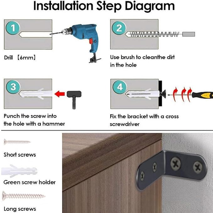 Furniture Anchors Small Aesthetic Earthquake Straps - Image 5