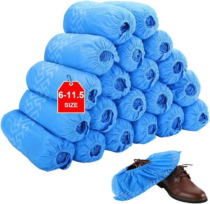 Tomus-UNI Shoe Covers Disposable 200 Pack | Non-Slip, Indoor | Protect Your Home by Tomus-UNI