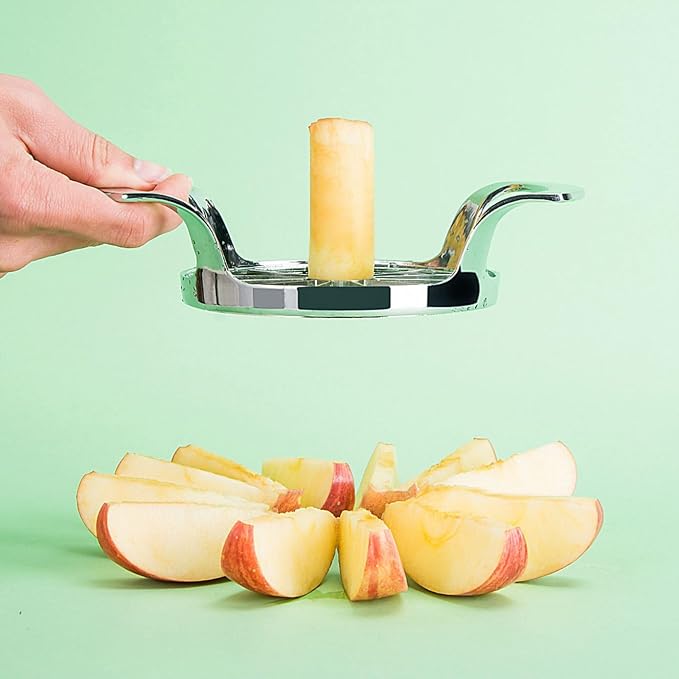 LIIGEMI Apple Slicer, 12-Blade Extra Large Apple Corer, Heavy Duty Stainless - Image 2