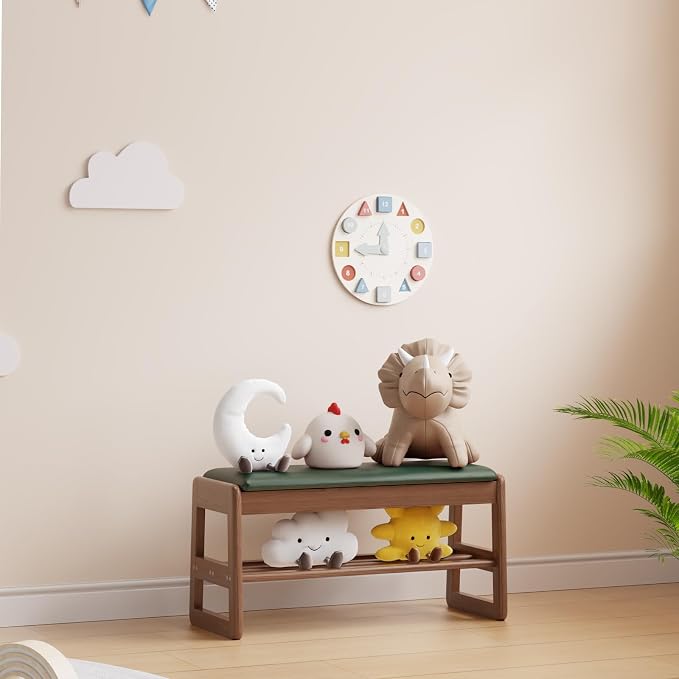 AQIMUELE Shoe Rack Bench, 2 Tiers Shoe Bench - Image 9