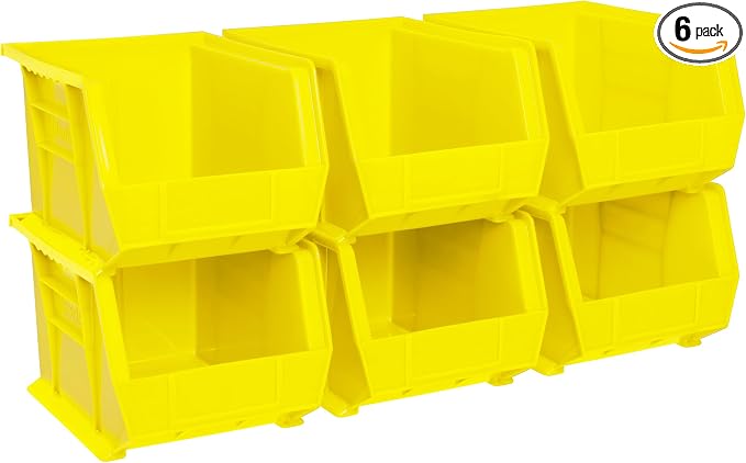 Akro-Mils 30239 AkroBins Plastic Storage Bins, Space-Saving Stackable Bins by Akro-Mils