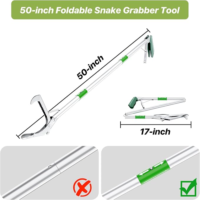 50" Foldable Grabber Reacher Tool - Image 2