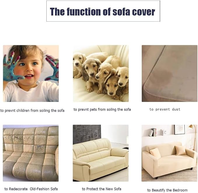 Soft Polyester Sofa Armrest Covers - Image 7