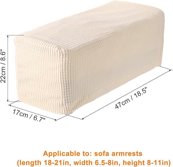 uxcell 2pcs Stretch Armrest Covers - Image 2