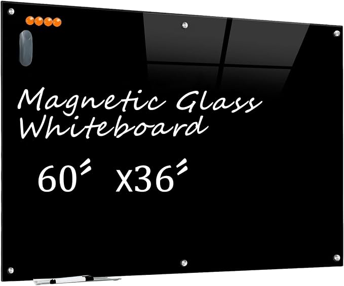 KIZZBY Glass Dry Erase Board by welcometoKIZZBY