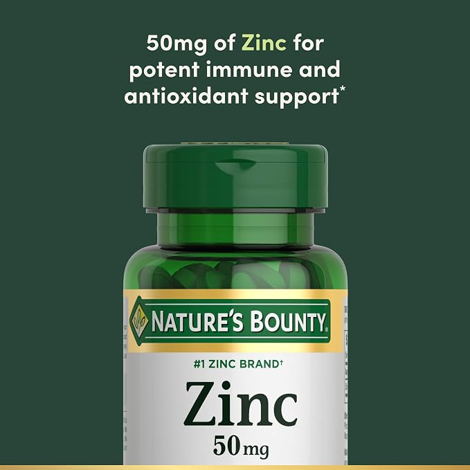Nature’s Bounty Zinc 50mg | Immune System, & Antioxidant Health Support | - Image 3