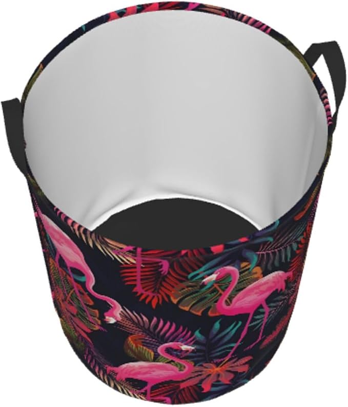 Laundry Basket Flamingos Collapsible Large Capacity, 63L Dirty Clothes Basket - Image 7