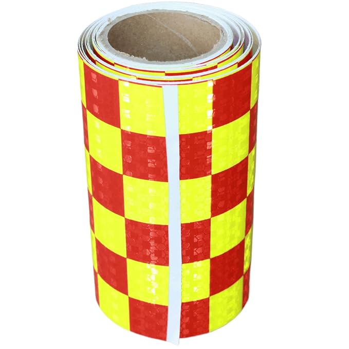 Reflective Tape 6 inch X 10 feet, Outdoor Waterproof Hazard Conspicuity Safety by tuyrchu