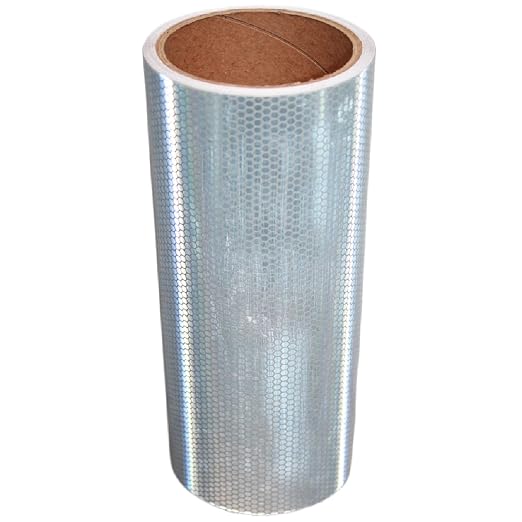 Industrial Reflective Tape Silver 8 inch Wide, Outdoor Waterproof Hazard by tuyrchu