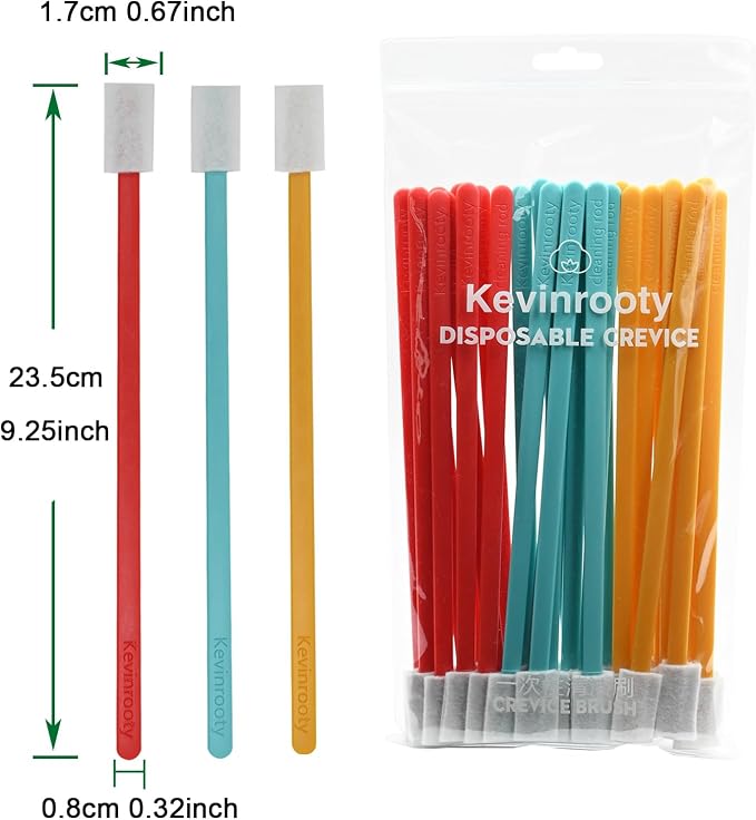 30PCS Disposable Crevice Cleaning Brush kit, Disposable Toilet Brush, - Field & Grace