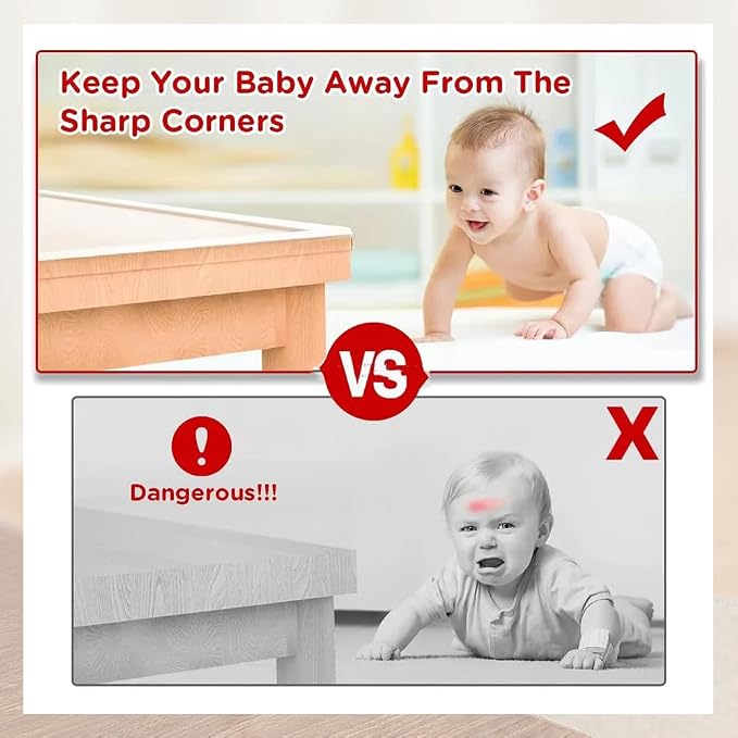 Baby Proofing Edge Protector for Kid Clear Edge Protector Strip Safety Corner - Image 7