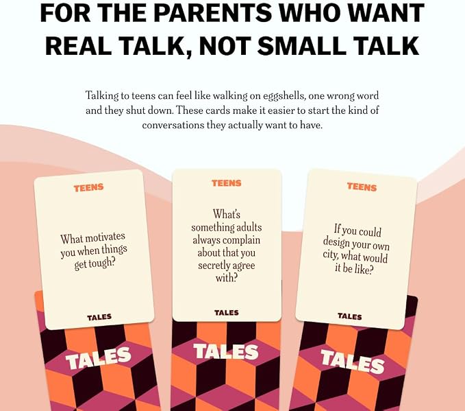 Tales Conversation Starter Cards, Teens Edition 150 Count, Fun Icebreaker Game - Image 5