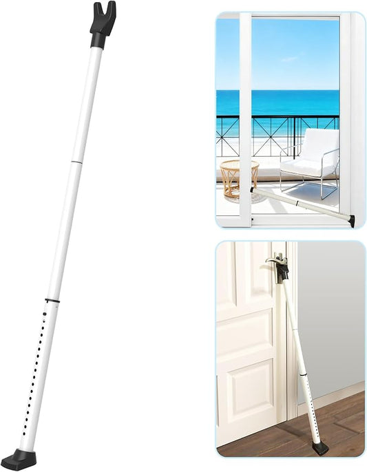 2025 Upgraded 2-in-1 Door Security Bar, Door Stoppers, Adjustable Heavy Duty by Tikelly