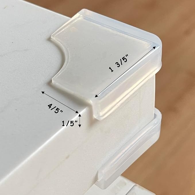 Food-Graded Silicone Clear Corner Protectors, Baby Proofing Table Edge Guards - Image 3