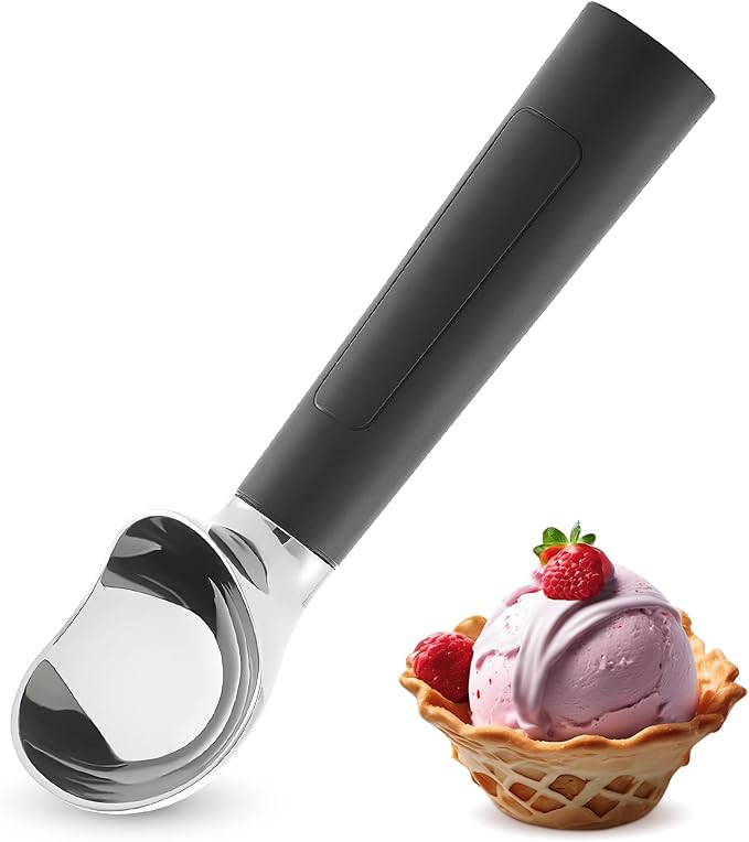 Heated Ice Cream Scoop Rechargeable, Electric Warming Ice Cream Scooper by FrostJoy