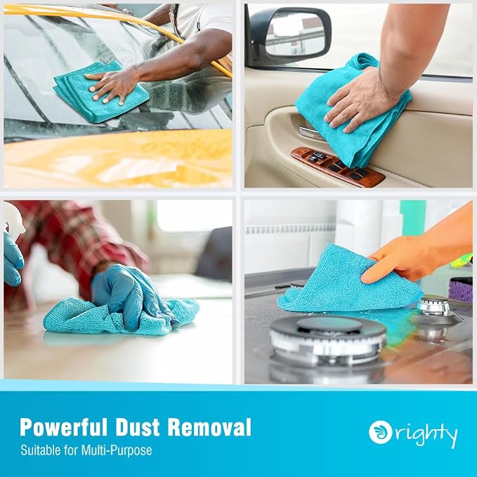 Orighty Microfiber Cleaning Cloth, 12 Pack Microfiber Towels - Field & Grace
