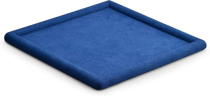 Oirlv Top Microfiber Jewelry Tray Square Nightstand Organizer Rings Earrings by Oirlv