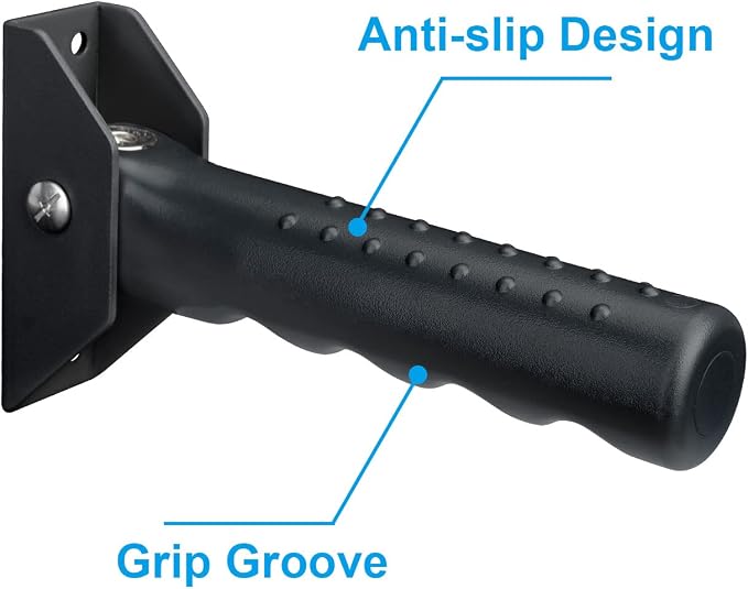 Flip Up Grab Bar for Doorway/Stairs Safety Assist Handles for Elderly Non-Slip - Image 3