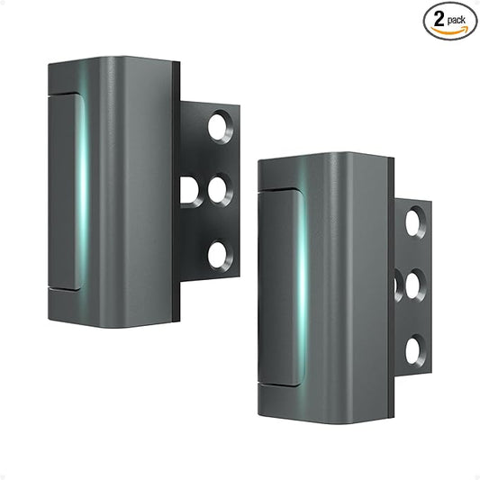 2Pack Home Security Door Reinforcement Lock Childproof, Door Lock by GreaTalent