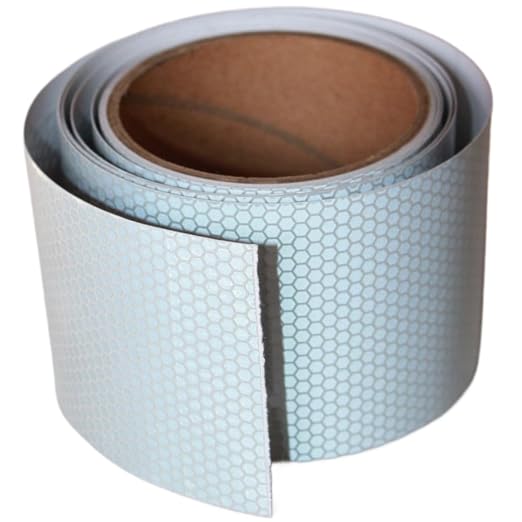 Industrial Reflective Tape Silver Outdoor Waterproof 3 inch, High Visibility by tuyrchu