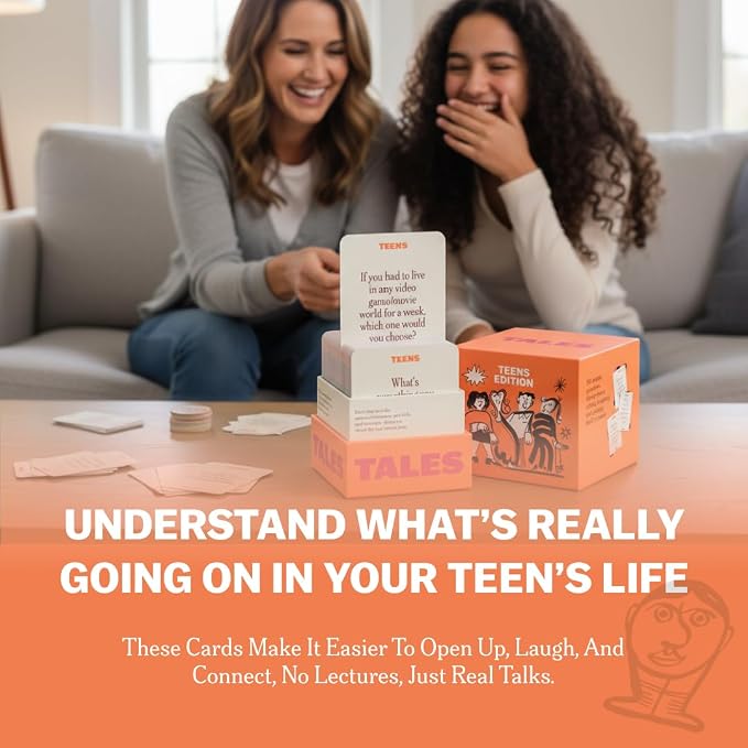 Tales Conversation Starter Cards, Teens Edition 150 Count, Fun Icebreaker Game - Image 2