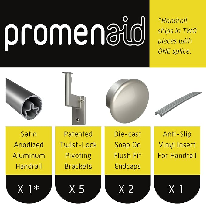 Promenaid 15ft Flush Handrail Kit - Image 2
