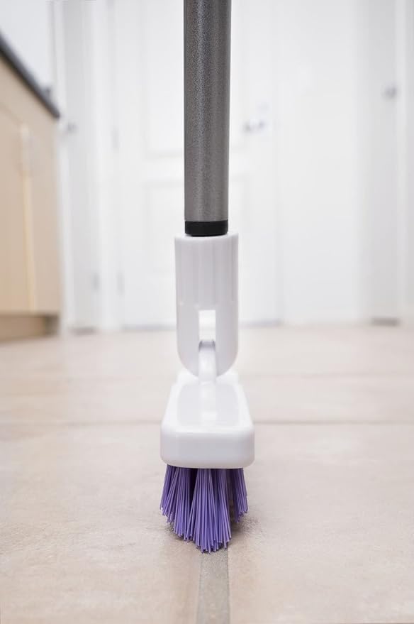 Fuller Brush Tile Grout E-Z Scrubber Complete– 9" V‑Trim Tile & Grout Brush – - Image 3