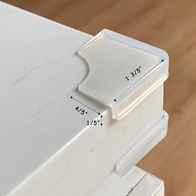 Food-Graded Silicone Clear Corner Protectors, Baby Proofing Table Edge Guards - Image 4