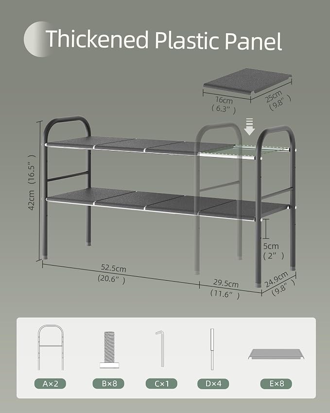 NETEL Under Sink Organizers and Storage, 2 Tier Expandable Under Cabinet - Image 6