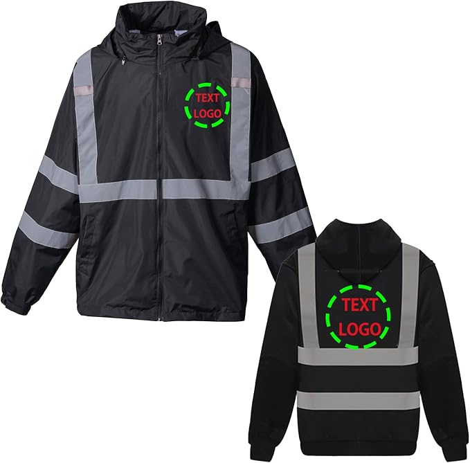 YOWESHOP High Visibility Reflective Safety Jacket Reflective Jacket by YOWESHOP