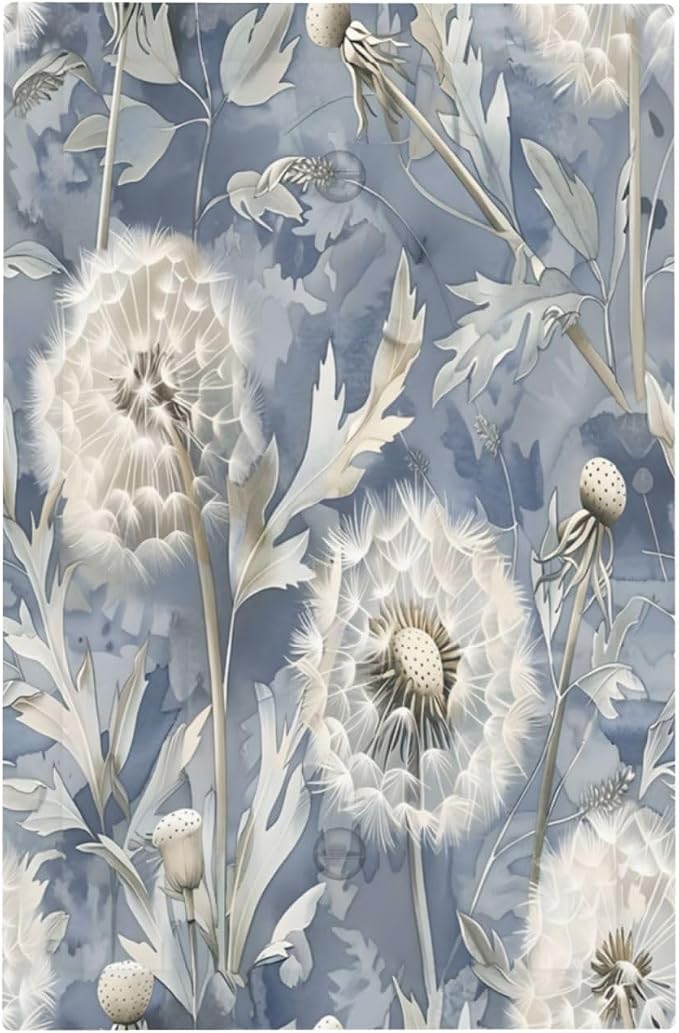 Blue Dandelion Vintage Floral Boho Flower Light Switch Cover Plate 1 Gang No by Unknown