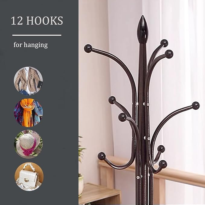 Kertnic Metal Coat Rack Stand - Image 7
