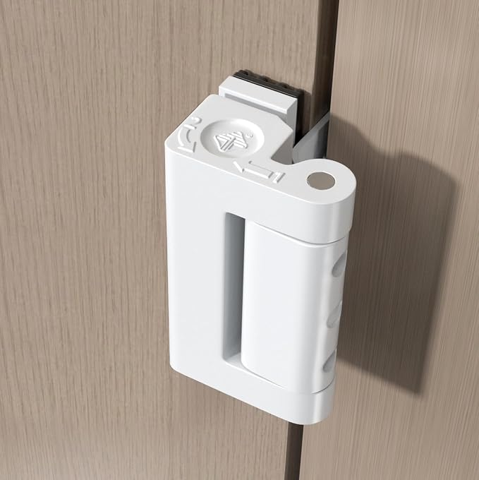 INIRET Adjustable Home Security Door Reinforcement Lock，Heavy Duty Zinc Alloy - Image 4