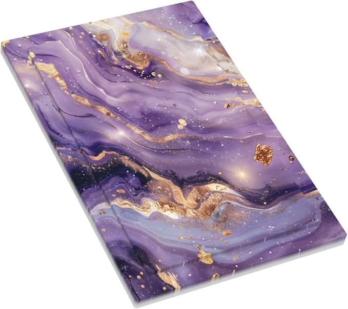Luxury Marble Texture Purple And Gold Abstract Print Light Switch Cover Plate 1 - Image 3