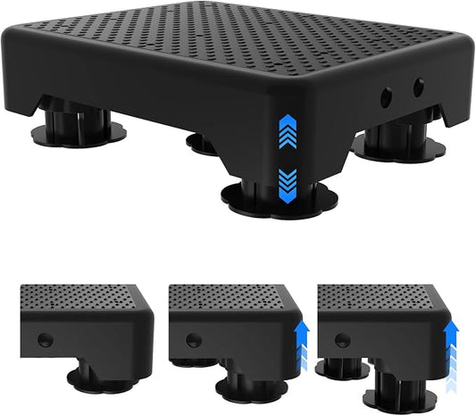 Adjustable Step Stool for Adults, Bed Step Stools, 600 LBS Capacity Safety Wide by Liftozainyourlife