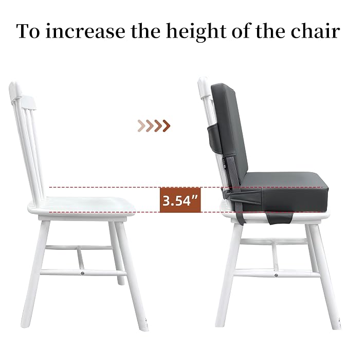 Booster Seat for Dining Table, PU Anti-Scratch Easy Cleaning Kids Toddler - Image 5